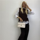 gilet corto con frange sul fondo fashion